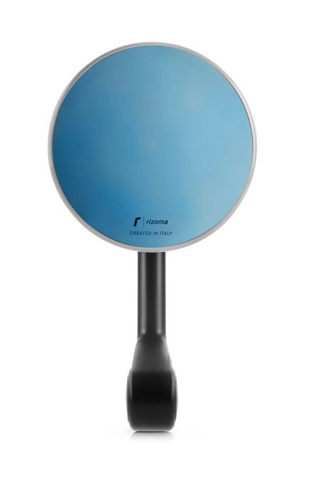 Specchietto da manubrio RIZOMA E-POP per Vespa destra o sinistra, nero/grigio