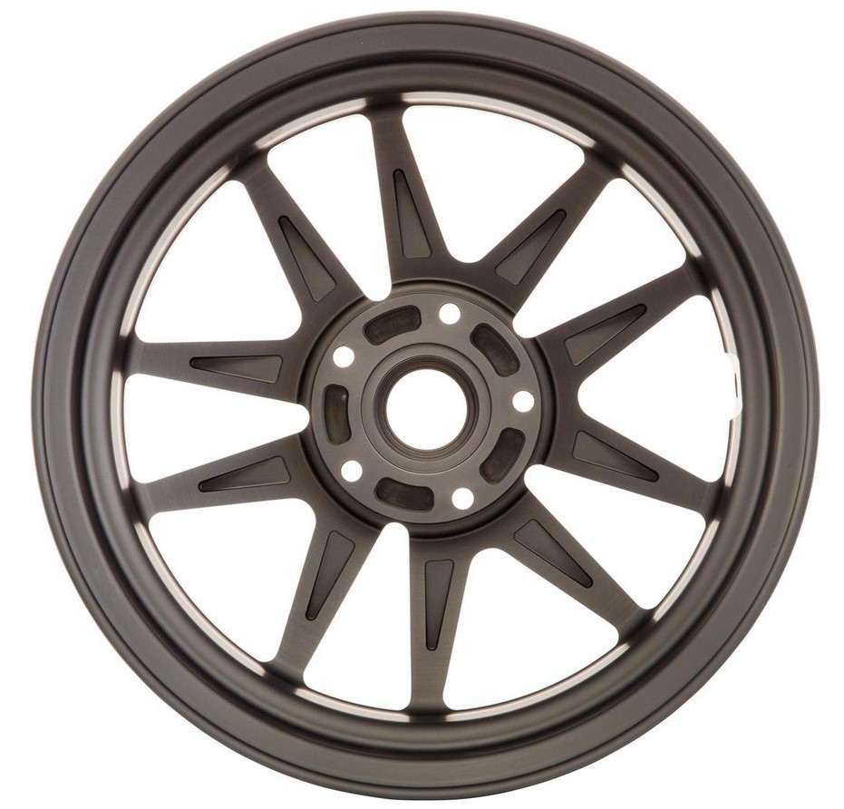 Cerchio sportivo anteriore/posteriore per Vespa GTS/​GTS Super/​GTV/​GT 60/​GT/​GT L/​946 125-300ccm, grigio opaco