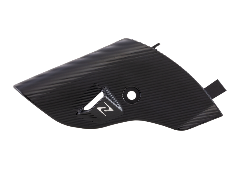 Carenatura forcella ZELIONI per Vespa Primavera/Sprint/Elettrica 50-150ccm, anodizzata nera opaca