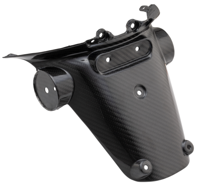 Portatarga per Vespa Primavera/​Sprint 50-150ccm, carbonio