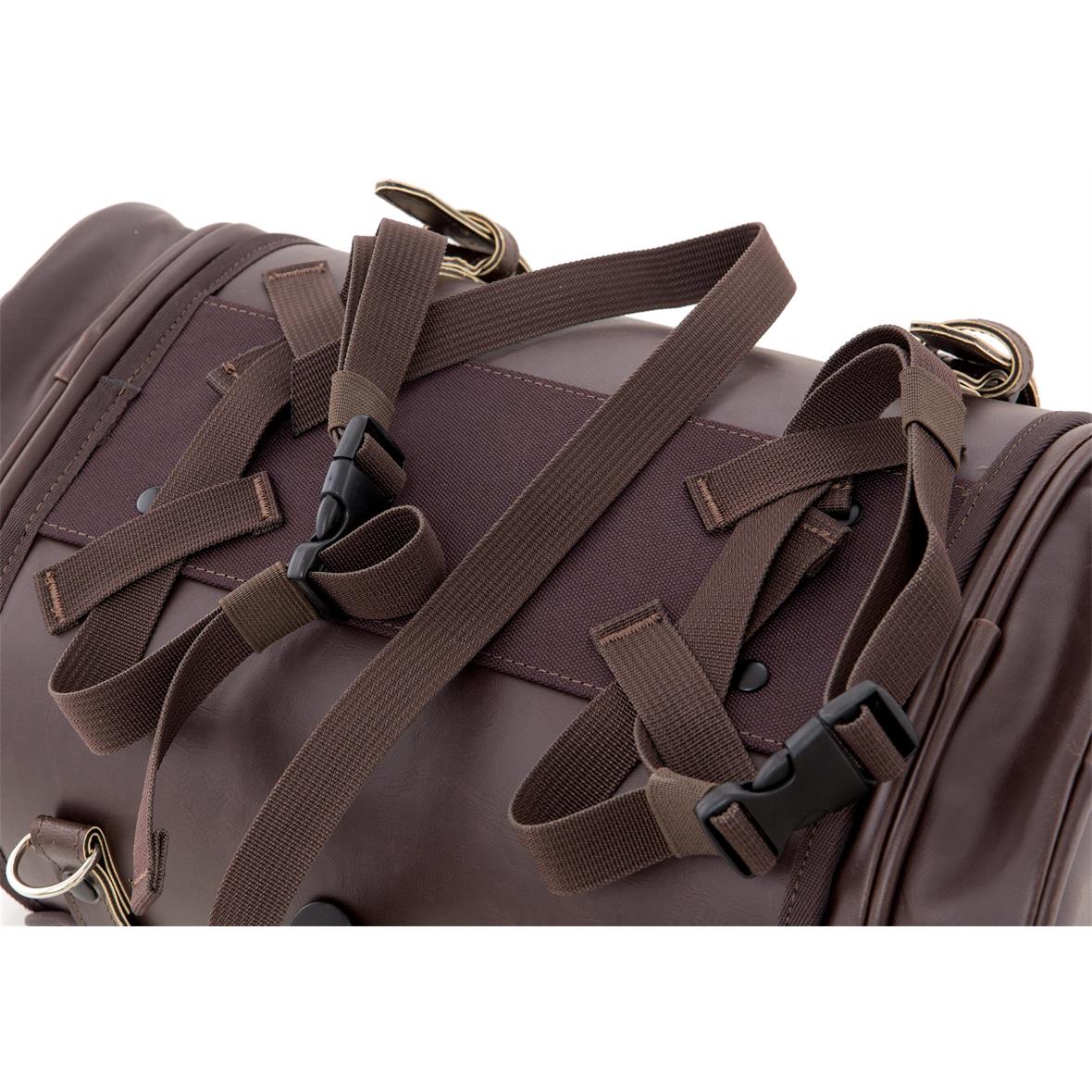 Borsa "Classic" piccola per Vespa - testa di moro, similpelle