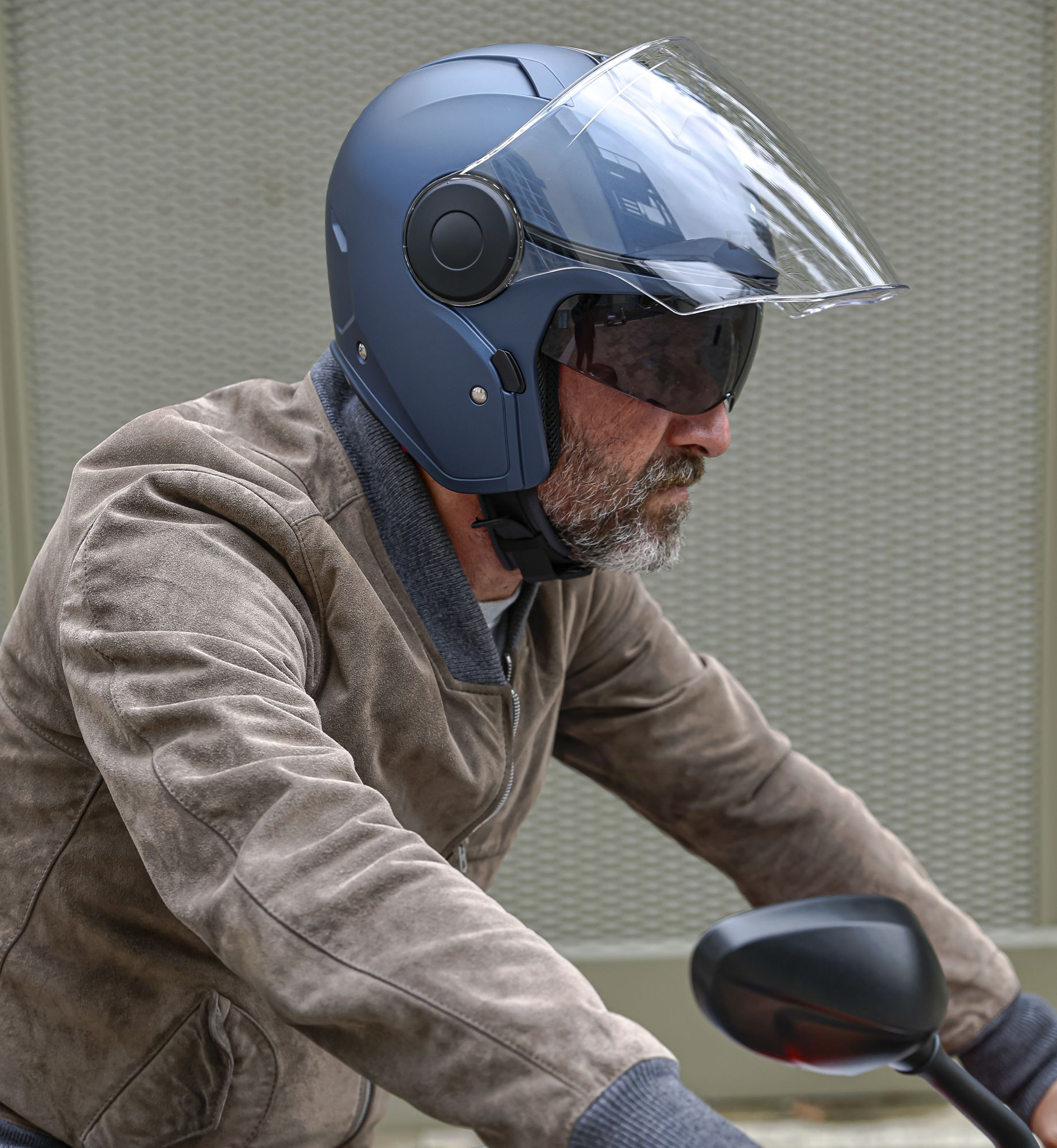 Casco Caberg Soho blu opaco