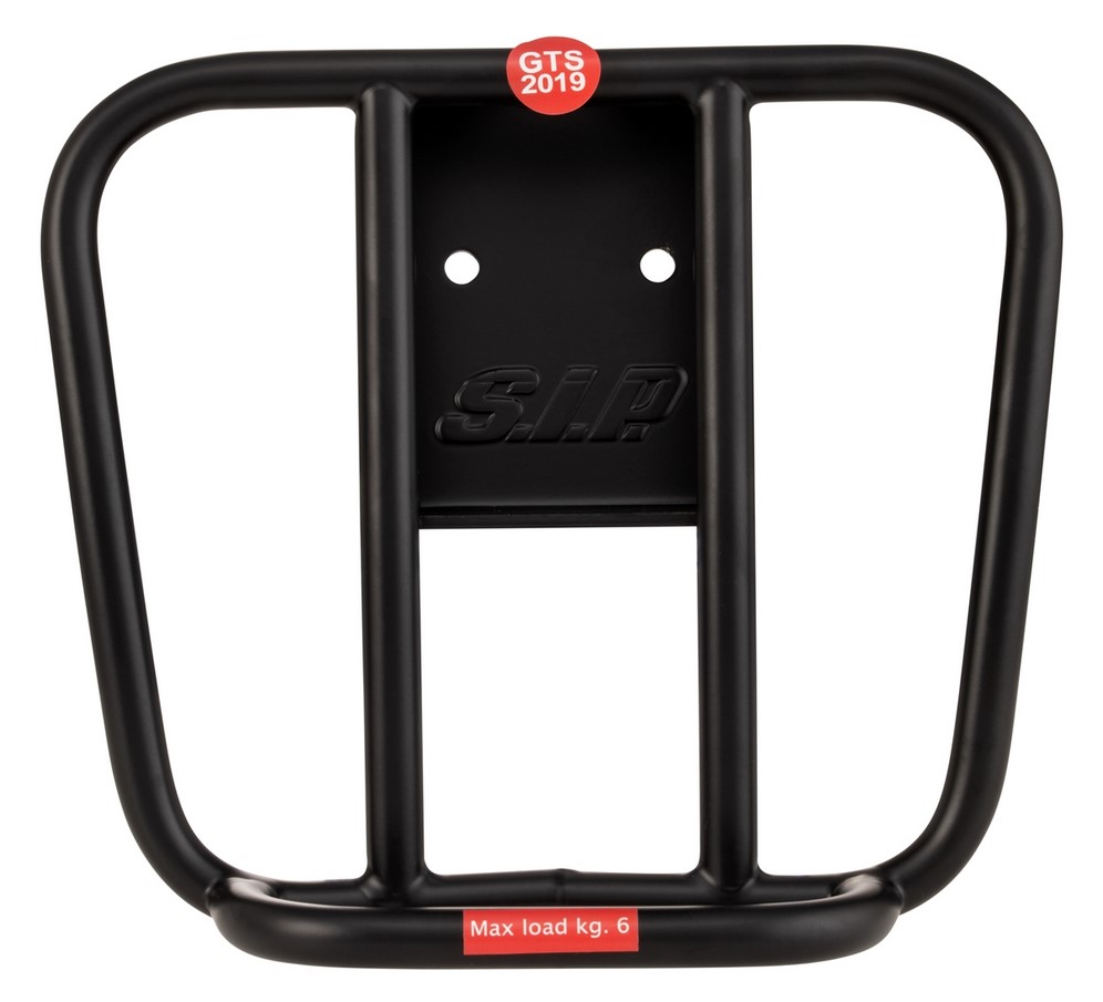 Portapacchi posteriore anni '70 per Vespa GTS /​ GTS Super HPE 125-300 ('19-), nero opaco