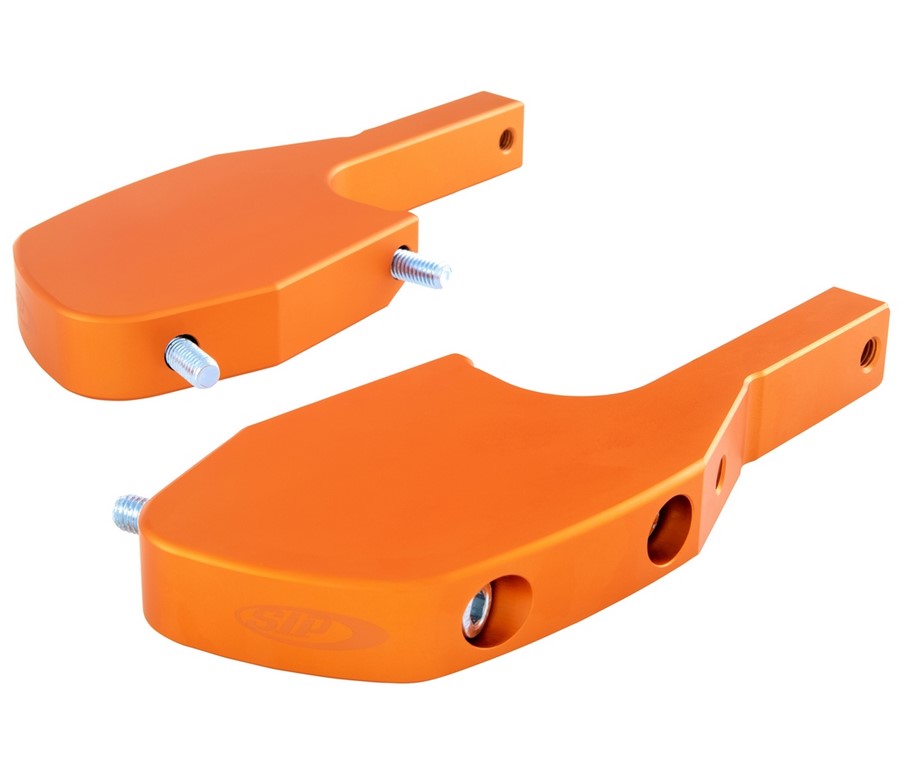 Adattatore poggiapiedi passeggero per Vespa GTS/​GTS Super/​GTV/​GT 60/​GT/​GT L 125-300ccm, arancione opaco