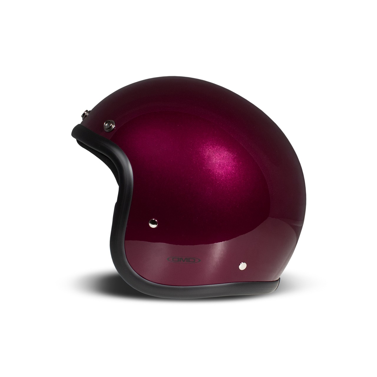 Casco jet DMD Retro, viola, glitterato, Purple, fibra di vetro, ECE 22.06