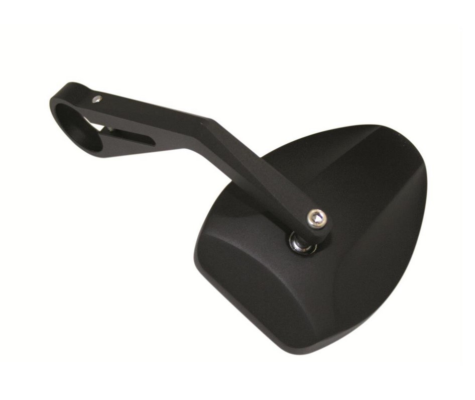 Specchietto terminale manubrio FERRARA 2 per Vespa sinistro o destro, nero
