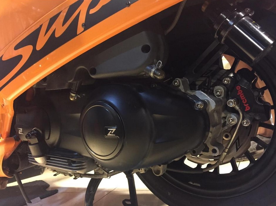 Cover Vario cover LEADER per Vespa, nera
