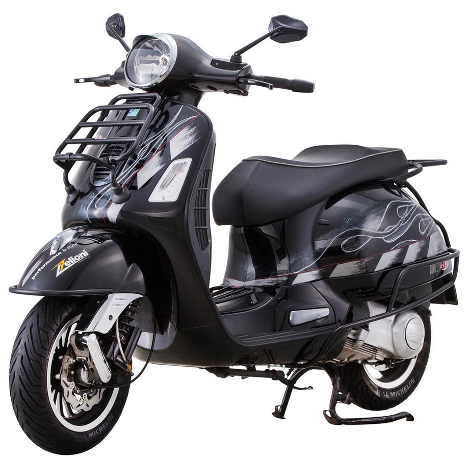 Anello faro per Vespa GTS/​GTS Super/​GT/​GT L 125-300ccm, cromato
