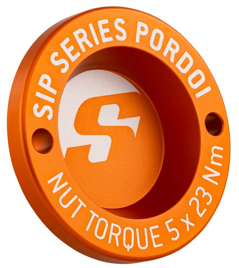 Tappo parapolvere 12" cerchio anteriore per Vespa GTS/​GTS Super/​GTV/​GT 125-300ccm, arancione opaco