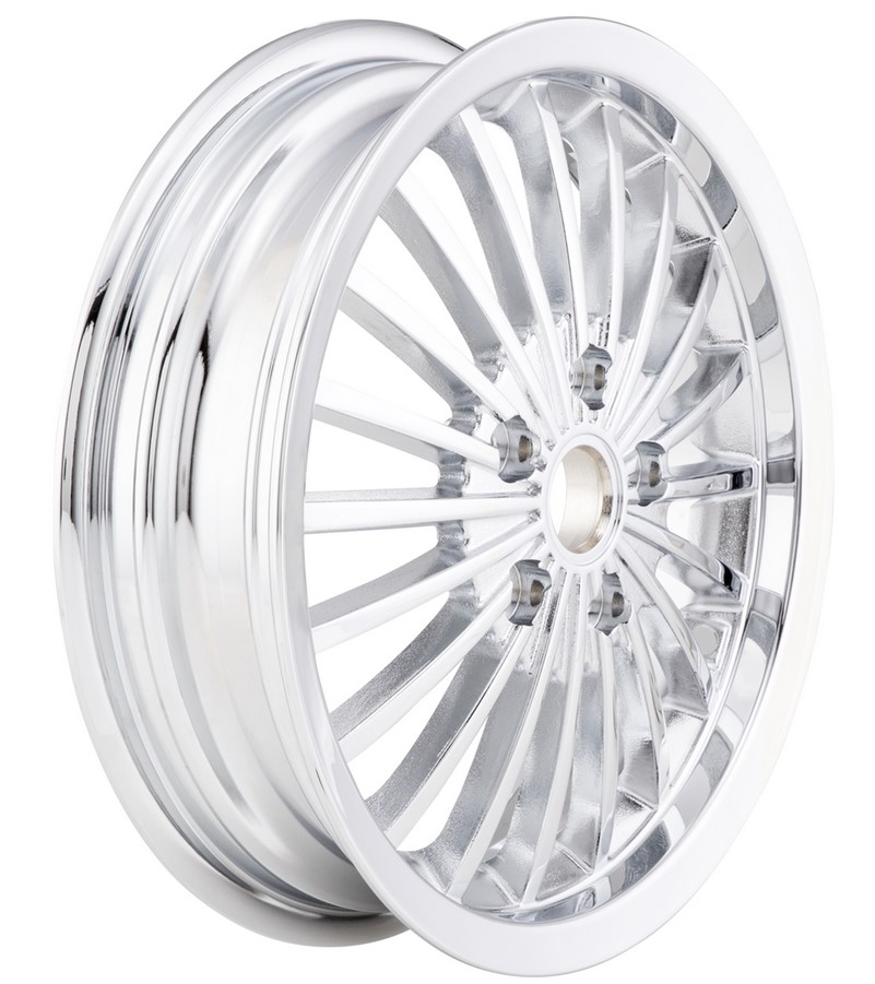 Cerchio anteriore/posteriore Vespa GTS/​GTS Super/​GTV/​GT 60/​GT/​GT L 125-300ccm, cromato