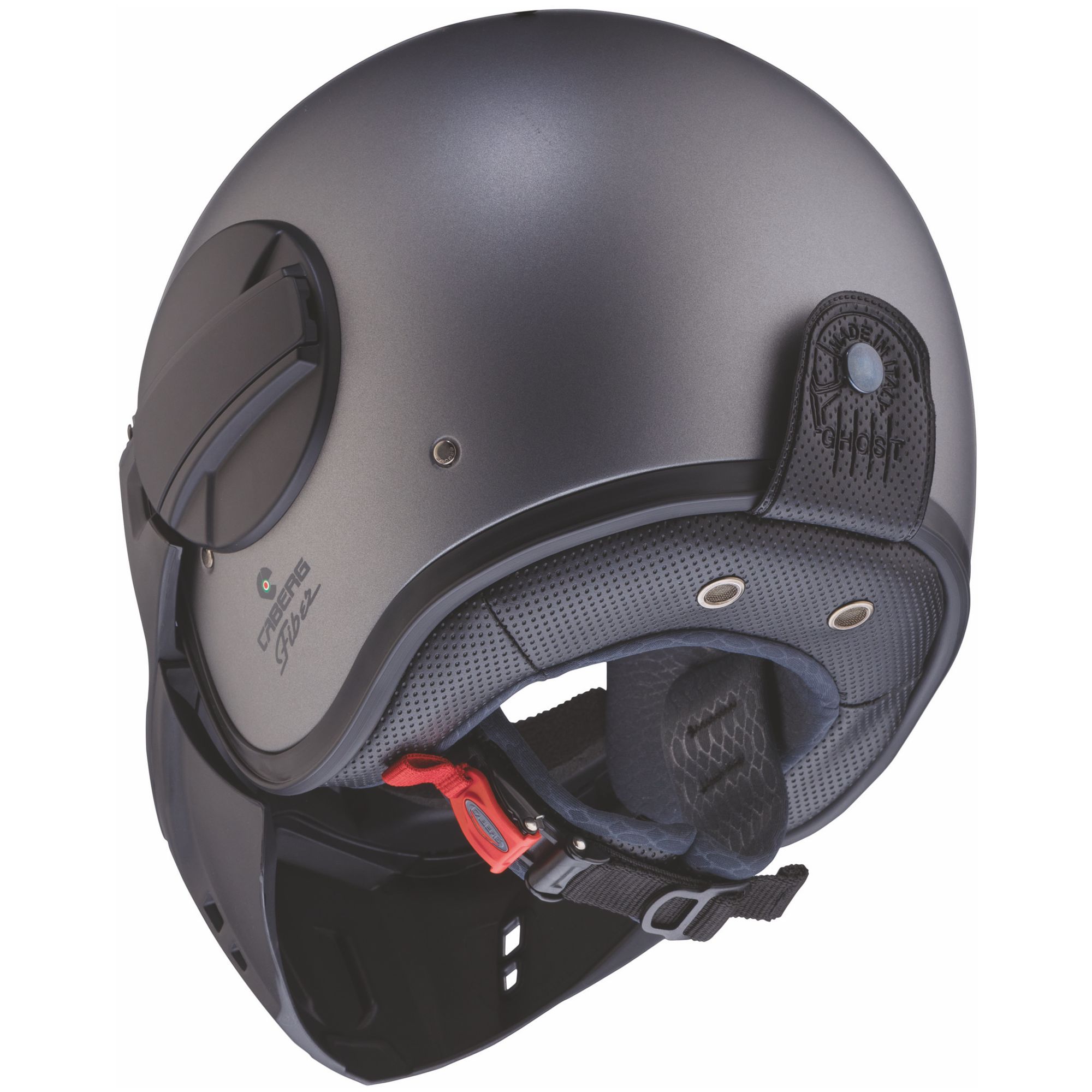 Casco Caberg Ghost X opaco-fucile metallizzato