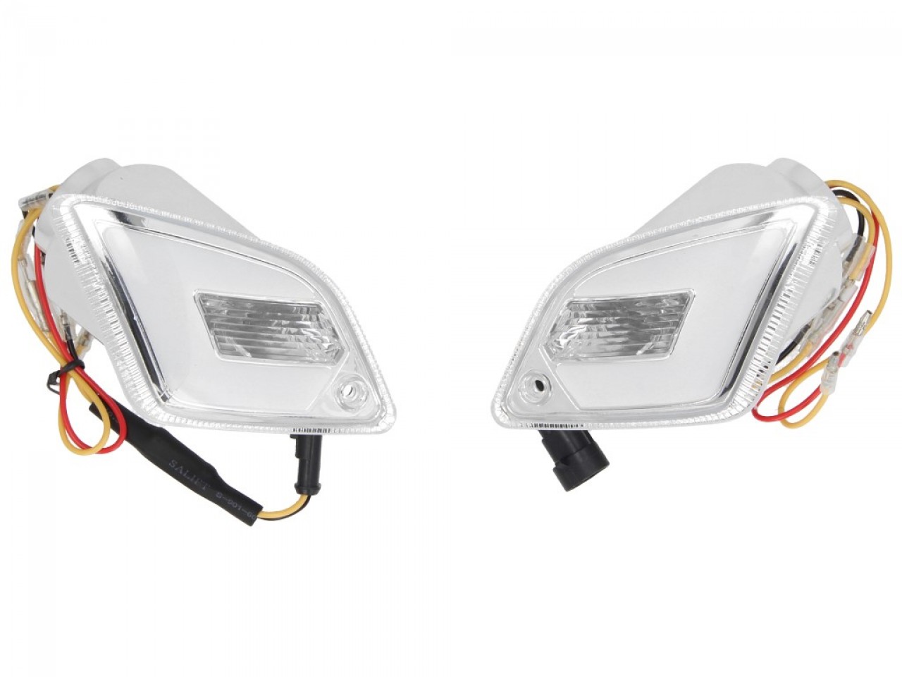 Kit frecce a LED posteriori, trasparenti per Vespa GT, GTL, GTV, GTS 125-300 (2014-2018)