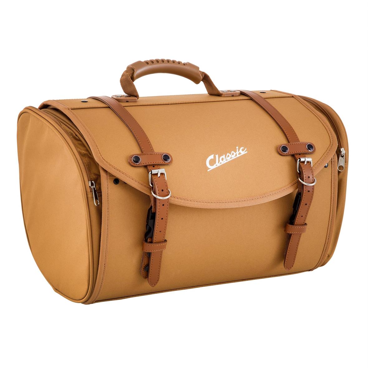Borsa grande "Classic" per portapacchi per Vespa - marrone, nylon