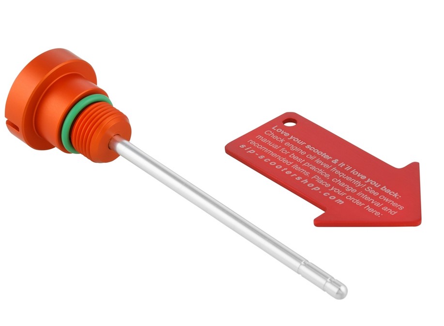 Vite riempimento olio olio motore per Vespa GTS/​GTS Super/​GTV 300cc HPE, arancio opaco