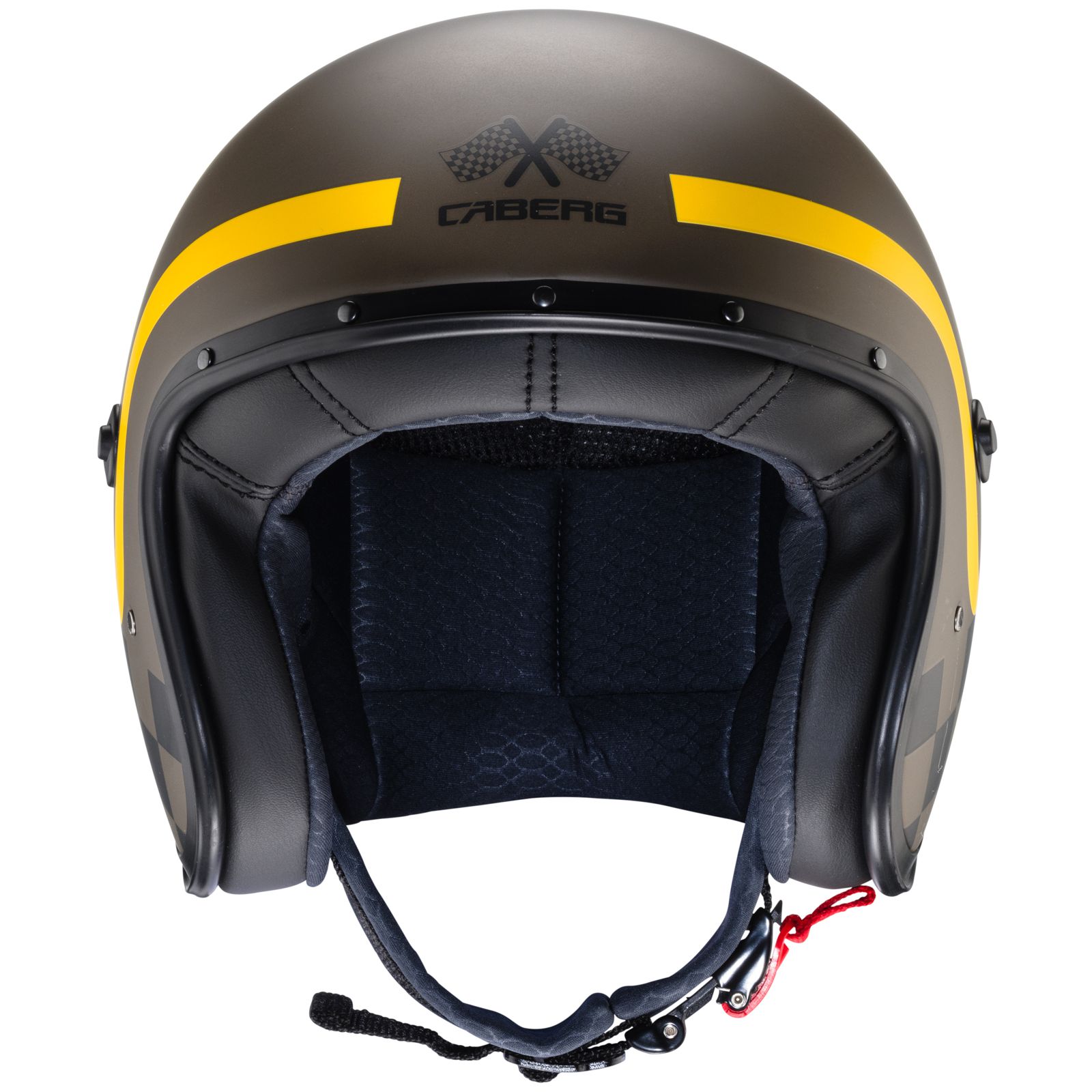 Casco Caberg Freeride Formula, marrone opaco/giallo senape