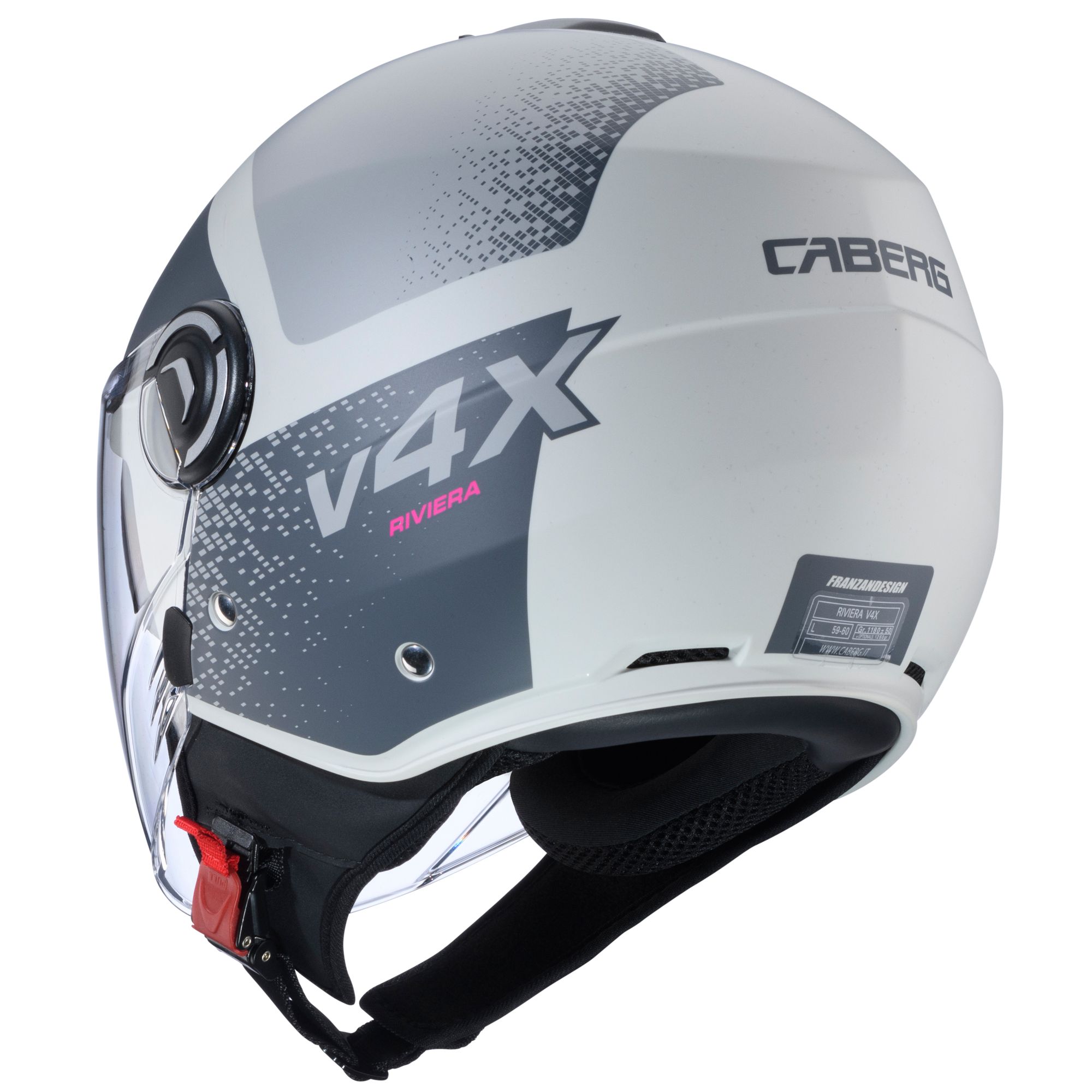 Caberg casco Riviera V4 X Alpha sabbia opaca/grigio antracite