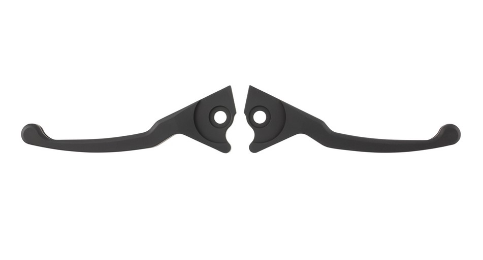 Set leve freno sportive Shorty per Vespa, destra e sinistra, nero opaco