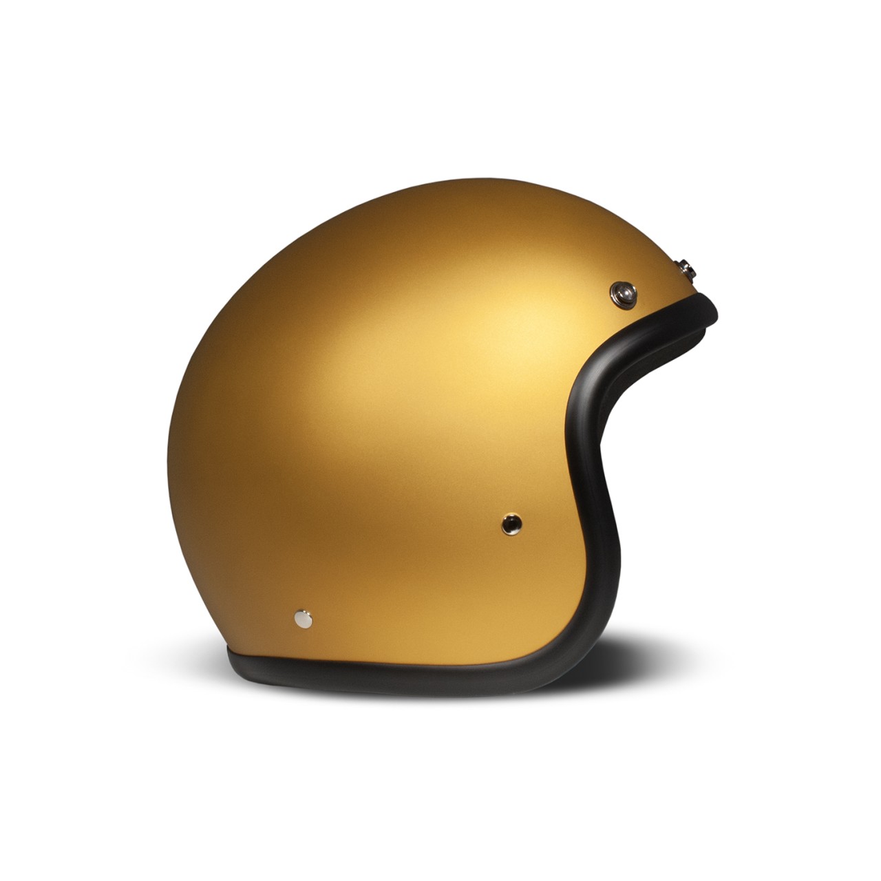 Casco jet MD Retro, oro lucido, ocra, fibra di vetro, ECE 22.06