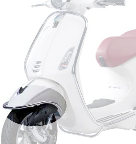 Parafango anteriore antiurto Vespa Primavera - cromato