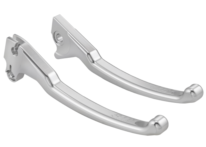 Set leva freno sportivo sinistra/destra per Vespa LX/​LXV/​S/​Primavera/​Sprint 50-150ccm, argento