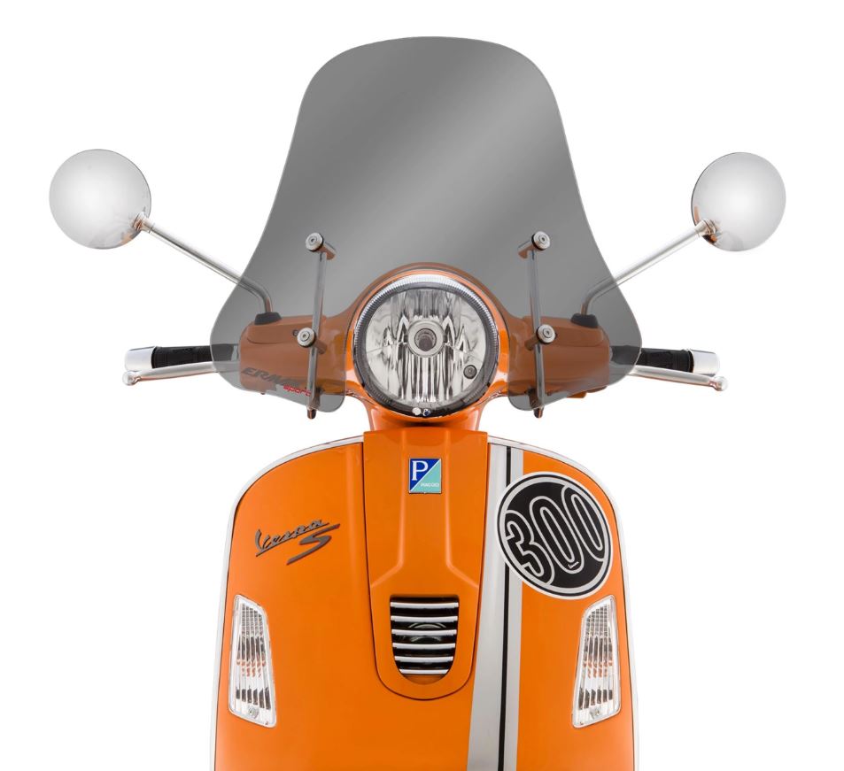 Parabrezza ERMAX Sportivo per Vespa GTS/GTS Super/GT/GT L (-'22), oscurato