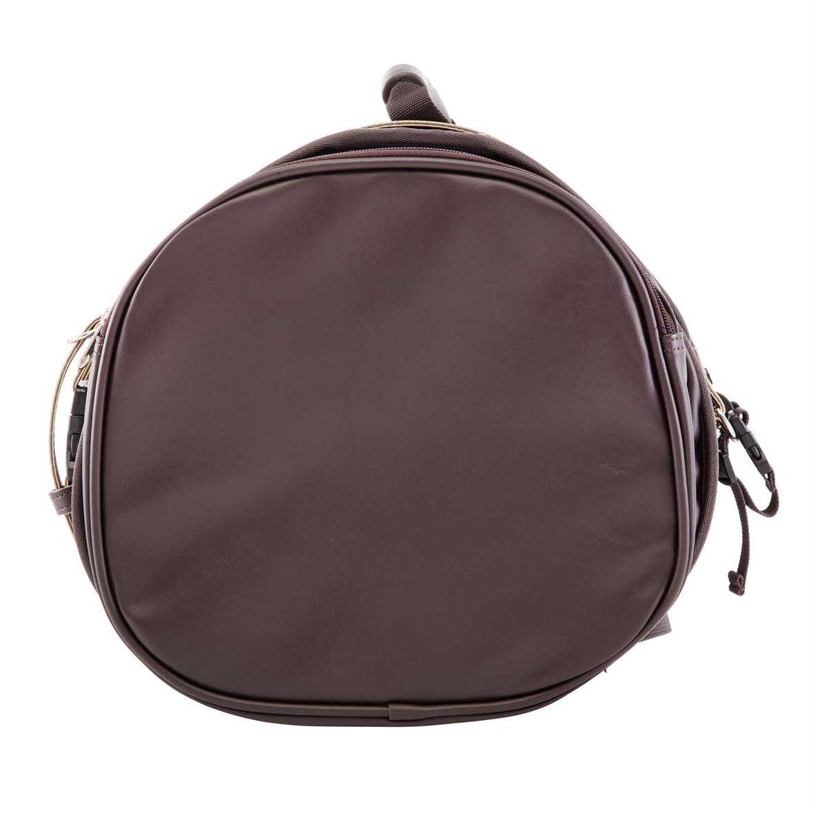 Borsa grande "Classic" per portapacchi Vespa - marrone scuro, similpelle