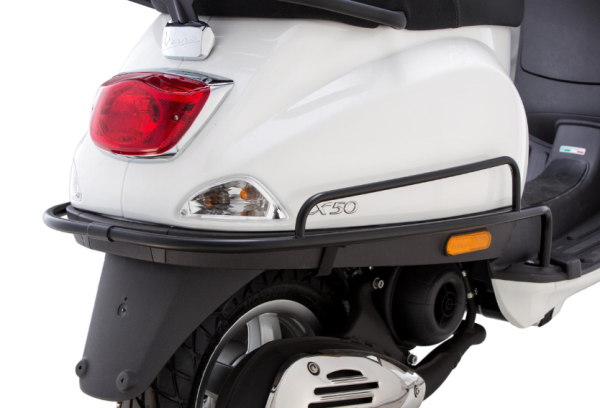 Coperchio laterale per Vespa LX/LXV/S 50-150cc, nero