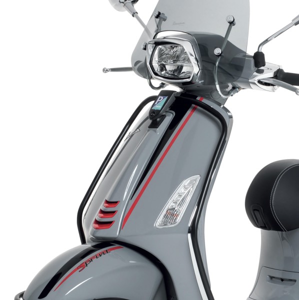 Barra di protezione anteriore Vespa Primavera / Sprint / Elettrica - nera
