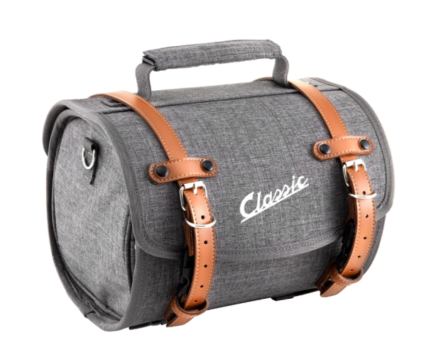Borsa "Classic" piccola per Vespa, nylon, grigio