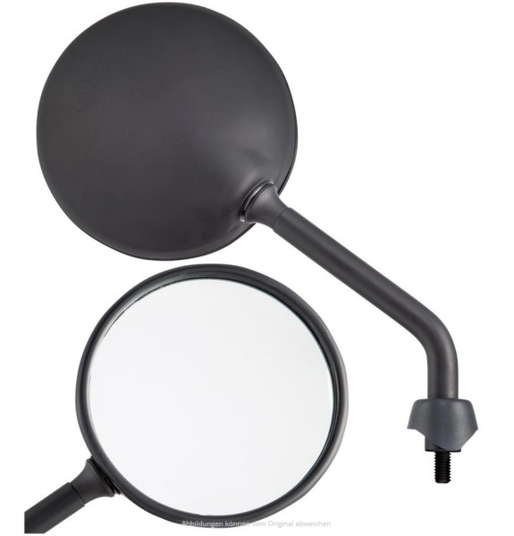 Specchio Shorty nero opaco, destro e sinistro per Vespa GTS /​ GTS Super HPE 125/​300 ('19-)