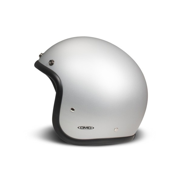 DMD jet helmet Retro, alluminio, opaco, alluminio, fibra di vetro, ECE 22.06