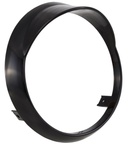 Anello portalampada per Vespa Primavera 50-150ccm 2T/​4T, nero lucido