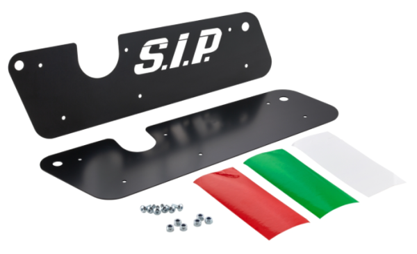 Coperchio marmitta forcellone per Vespa GTS/​GTS Super/​GTV/​GT 60/​GT/​GT L, acciaio inox nero