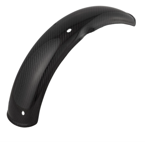 Parafango 2.0 Garelli EVO II senza staffa per Vespa PX 80-200cc, carbonio trasparente