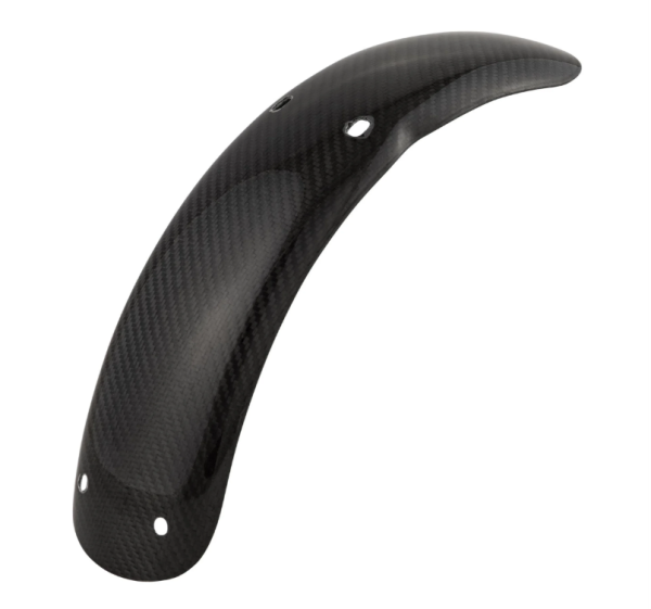 Parafango 2.0 Garelli Race EVO II senza staffa per Vespa PX 80-200cc, carbonio trasparente