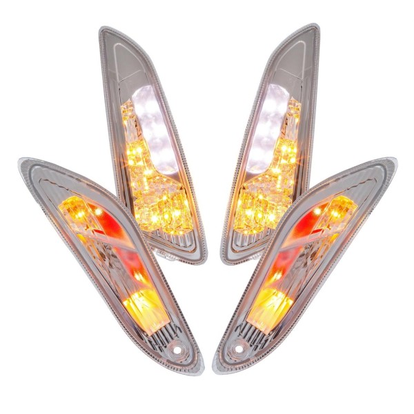 Kit frecce LED trasparenti per Vespa Primavera/​Sprint 50ccm 2T/​4T