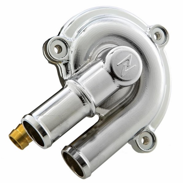 Coperchio pompa acqua per Vespa GTS/​GTS Super/​GTV/​GT 60/​GT/​GT L 125-300ccm 4T LC, cromato