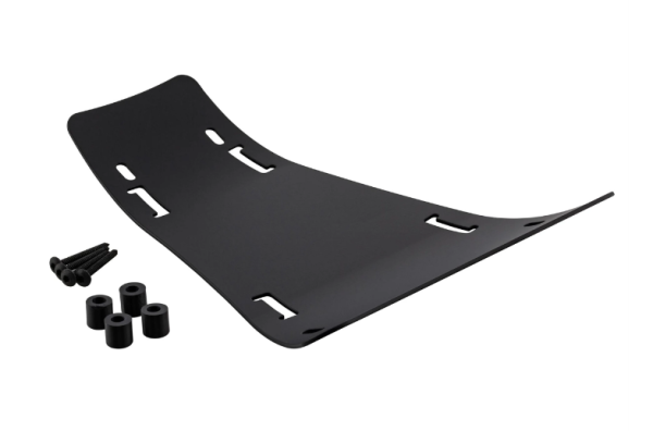 Portapacchi a gradino Pedana 2.0 per Vespa GTS/GTS Super/GTV/GT, nero opaco