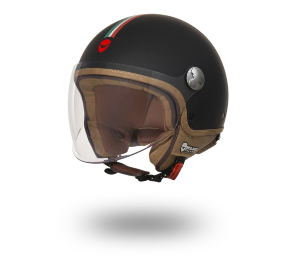 Helmo Milano Demi Jet Veloce nero opaco