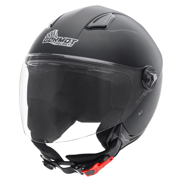 Casco Germot GM 196, nero opaco