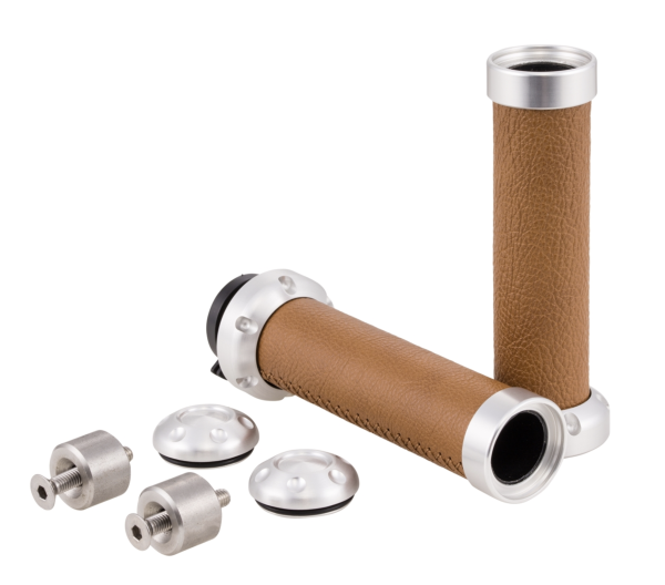 Manopole di lusso in vera pelle per Vespa Primavera 50-150cc