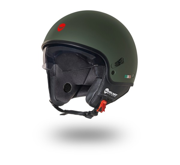 Helmo Milano Demi Jet Puro Slider verde opaco