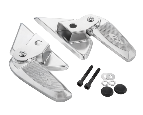 Pedane destra e sinistra per Vespa LX /LXV /S 50-150ccm, cromo/cromo