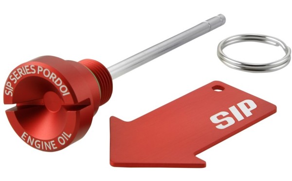 Vite riempimento olio olio motore per Vespa GTS/​GTS Super/​GTV 300cc HPE, rosso opaco