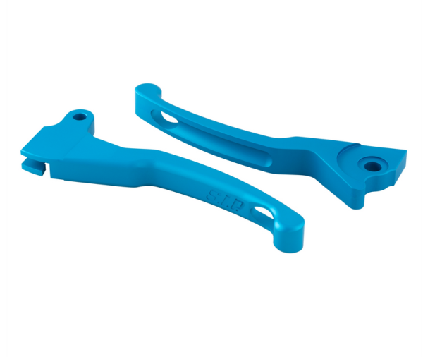 Set leva freno sportiva Shorty per Vespa LX /LXV /S /Primavera /Sprint 50-150ccm, blu opaco
