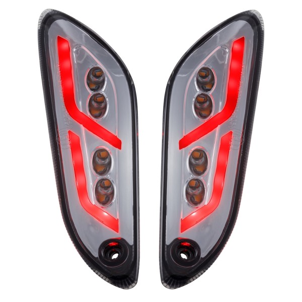 Kit frecce posteriori sinistra/destra LED colorate per Vespa Primavera /​ Sprint 50-150cc SIP Style