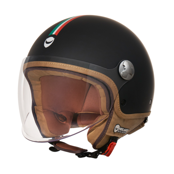 Helmo Milano Demi Jet, Veloce, nero opaco