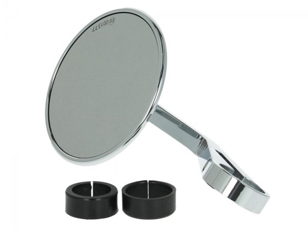 Specchietto terminale manubrio per Vespa sinistro o destro, cromato, Highsider Montana