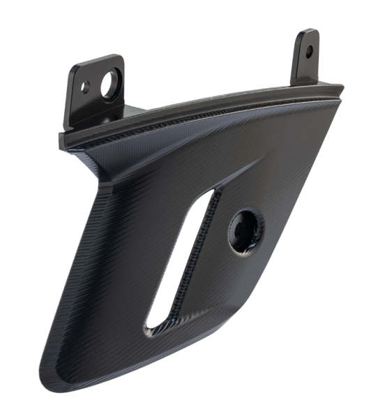 Carenatura per Vespa GTS/GTS Super 125/300cc (`22-), alluminio, anodizzato nero