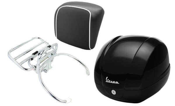 Bauletto originale 36L per Vespa GTS 125/310 e GTV 310 - blu scuro / 288/A